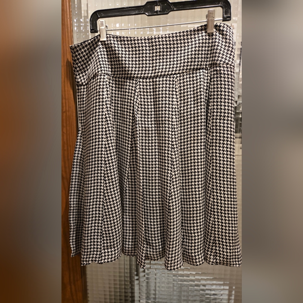 Ralph Lauren Black and White A-Line Skirt